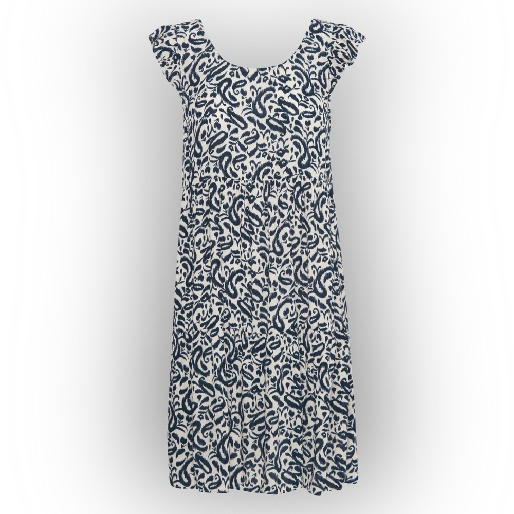 ICHI Marrakech Total Eclipse Paisley Aop Dress